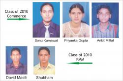 Five students selected in CPT CA Final Examination