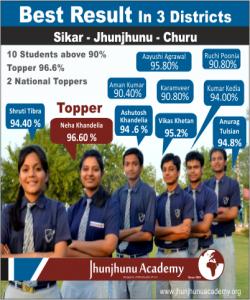 Students proved their mettle yet another time in 2013 Board Results.